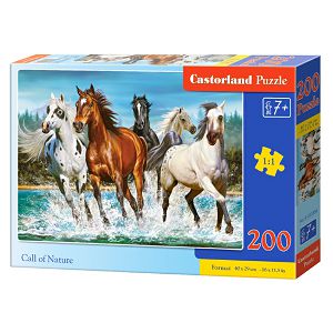 PUZZLE CASTORLAND 200kom Konji u galopu 222056