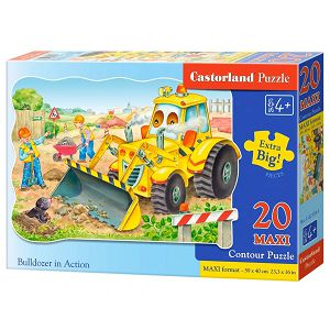 Puzzle Castorland 20kom maxi Buldožer 002139