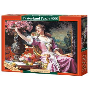 Puzzle Castorland 3000kom Djevojka u rozoj haljini C-300020-2