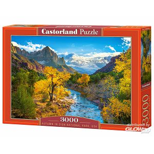 Puzzle Castorland 3000kom Jesen u Nacionalnom parku Zion,SAD 300624