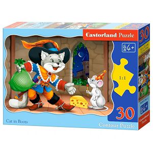Puzzle Castorland 30kom Mačak u čizmama B-03730-1