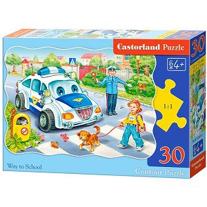 Puzzle Castorland 30kom Na putu u školu B-03389-1