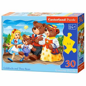 Puzzle Castorland 30kom Zlatokosa i tri medvjeda B-03716-1
