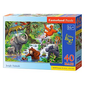 Puzzle Castorland 40kom Životinje iz džungle 040315