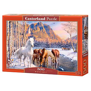 Puzzle Castorland 500kom Konji na snijegu 053704