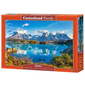 Puzzle Castorland 500kom Torres Del Paine,Patagonija,Čile B-53698