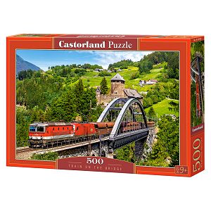 Puzzle Castorland 500kom Vlak na mostu 052462