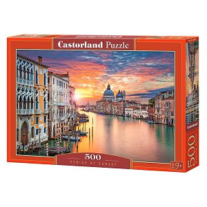 Puzzle Castorland 500kom Zalazak sunca u Veneciji 052479