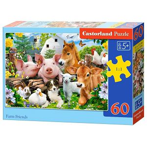 Puzzle Castorland 60kom Životinje prijatelji B-066209