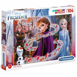 Puzzle Clementoni 104kom Glitter 1 Frozen 2 20162