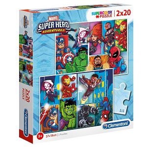 Puzzle Clementoni 2x20 Super Hero 24768