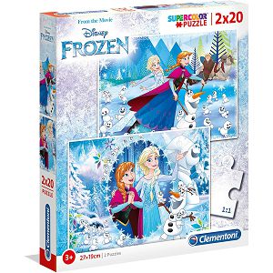 PUZZLE CLEMENTONI 2x20komada Disney Frozen 070305