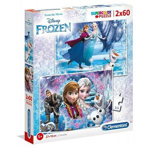 PUZZLE CLEMENTONI 2x60 071197 Frozen