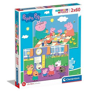 Puzzle Clementoni 2x60 Peppa Pig 494884
