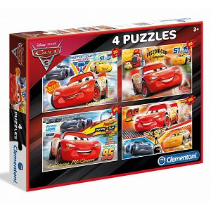 PUZZLE CLEMENTONI Disney Cars 3 4/1 2x20komada+2x60komada 07611