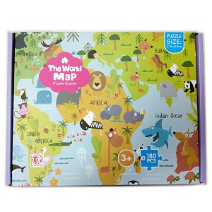 Puzzle drvene Animal World 180/1 Hao Xiang 886339