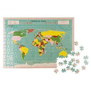 Puzzle karte svijeta 50x35cm 448043