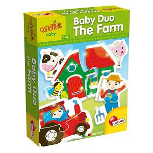 Puzzle Lisciani Baby duo,farma 1-4god. Carotina baby 057825