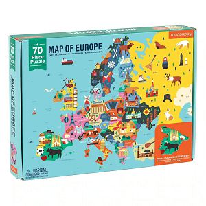 Puzzle Mudpuppy 70kom Europa 351943