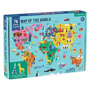 Puzzle Mudpuppy 78kom Svijet 360846