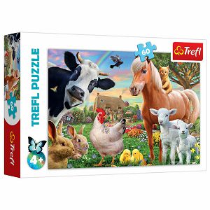 Puzzle Trefl Vesela farma 60kom 17320