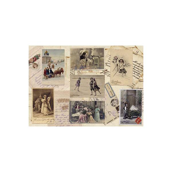 Rižin papir "Stare razglednice" 35 x 50cm