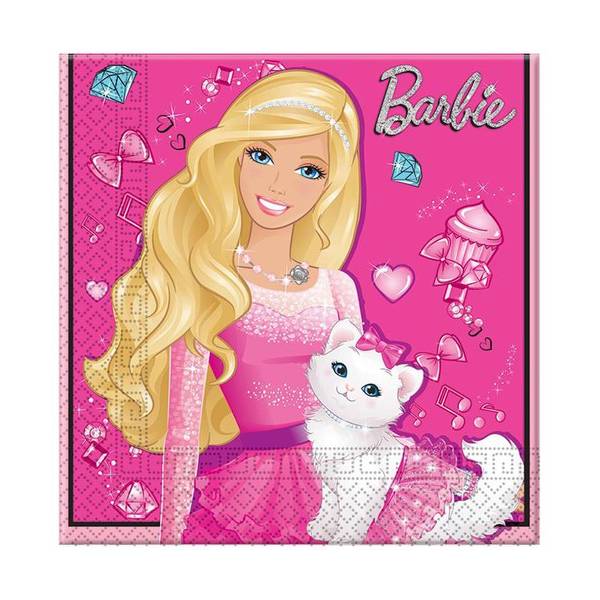 Salvete Barbie 20/1 33x33cm