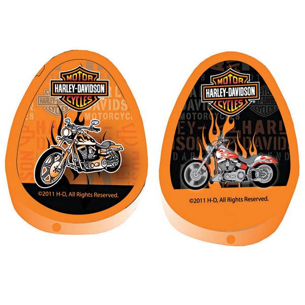 Šiljilo ovalno Harley Davidson 11-0700 crno/narančasto