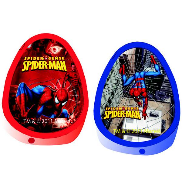 Šiljilo ovalno Spiderman 11-0945 crveno/plavo