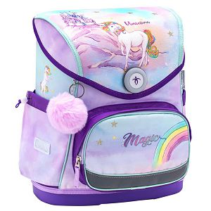 Školska torba Belmil Compact 405-41 anatomska Rainbow Unicorn Magic