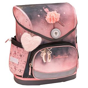 Školska torba Belmil compact ballerina black pink 405-41