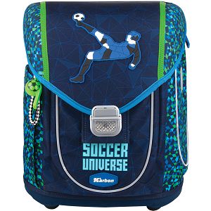Školska torba Karbon Soccer Universe, anatomska 071686
