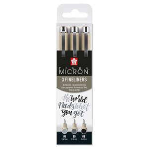 Slikarska olovka Sakura Pigma Micron 3 Finelinera 3/1 474317