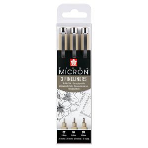 Slikarska olovka Sakura Pigma Micron Fineliner 3/1 132417