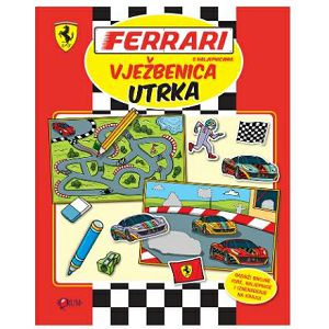 Slikovnica vježbenica Ferrari Utrka