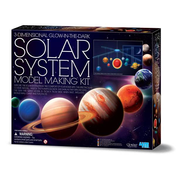 Solarni sistem 3D, svijetli u mraku 4M 055200