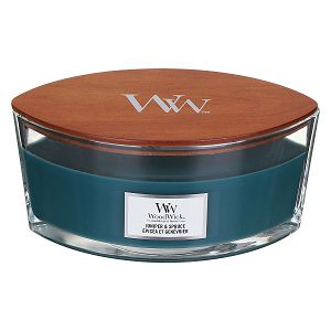 Svijeća mirisna WoodWick Classic Elipse Juniper & Spruce 1694645E (gori 50 sati)