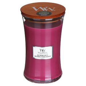 Svijeća mirisna WoodWick Classic Large Wild Berry & Beets 1632276E (gori 180 sati)