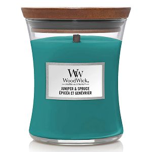 Svijeća mirisna WoodWick Classic Medium Juniper&Spruce1694649E (gori 100 sati)