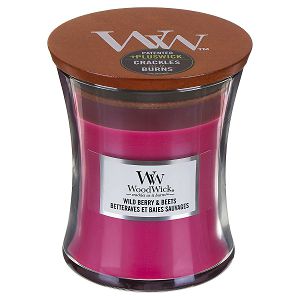 Svijeća mirisna WoodWick Classic Medium Wild Berry&Beets 1632270E (gori 100 sati)