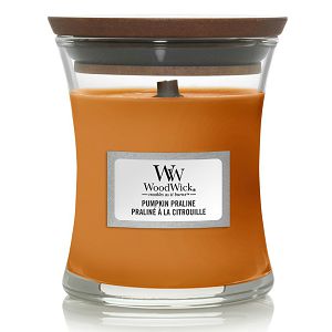Svijeća mirisna WoodWick Classic Mini Pumpkin Praline 1720905E (gori 40 sati)