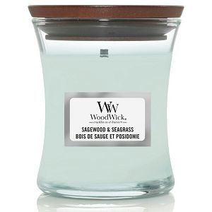 Svijeća mirisna WoodWick Classic Mini Sagewood & Seagrass 1728621E (gori 40 sati)
