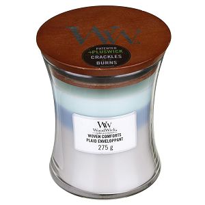 Svijeća mirisna WoodWick Trilogy Medium Woven Comforts 92971E (gori 100 sati)