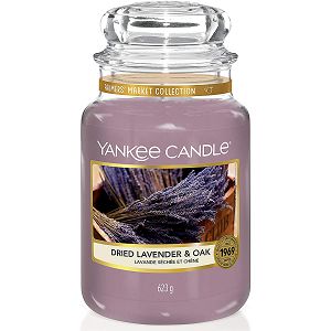 SVIJEĆA MIRISNA Yankee Candle Classic Large Jar Dried Lavander&Oak 1623450E (gori do 150 sati)