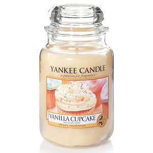 SVIJEĆA MIRISNA Yankee Candle Classic Large Vanilla Cupcake 1093707E (gori do 150 sati)