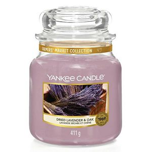 SVIJEĆA MIRISNA Yankee Candle Classic Medium Dried Lavender&Oak (gori do 75 sati)