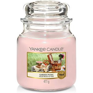 SVIJEĆA MIRISNA Yankee Candle Classic Medium Garden Picnic 1651397E (gori do 75 sati)