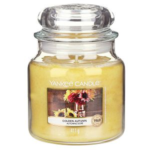 Svijeća mirisna Yankee Candle Classic Medium Golden Autumn 1727408E (gori do 75 sati)