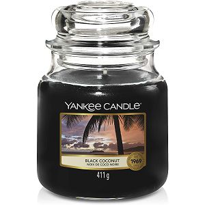 SVIJEĆA MIRISNA Yankee Candle Classic Medium Black Coconut 1254004E (gori do 90 sati)