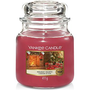 SVIJEĆA MIRISNA Yankee Candle Classic Medium Medium Holiday Hearth 1629422E (gori do 75 sati)